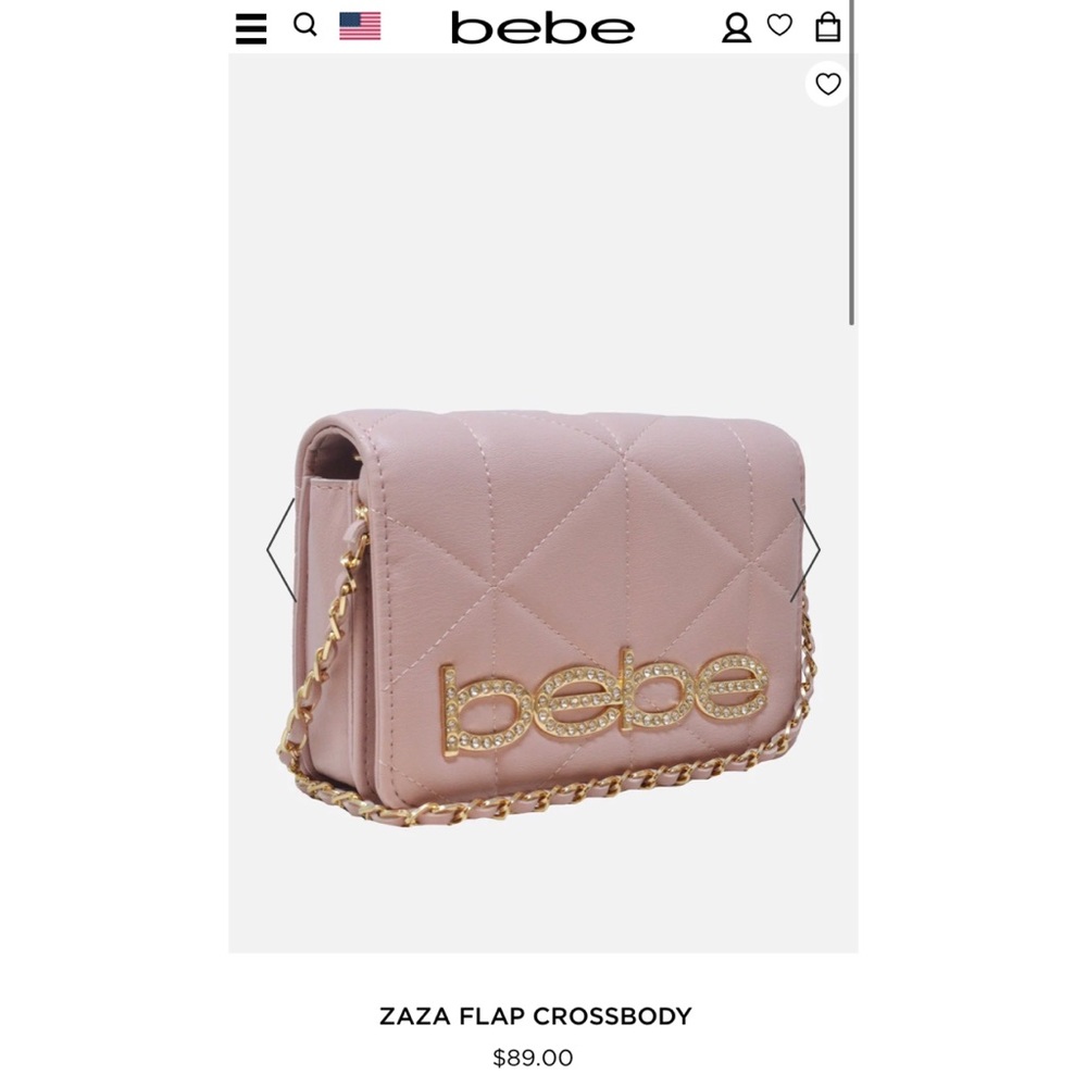 - Bebe ZAZA FLAP CROSSBODY Retail: $89.00